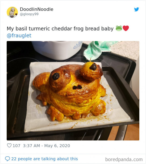 Some Posts Where People Share Their Attempts at Baking Frog Bread