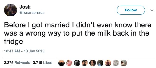 Funny relationship and parenting tweets