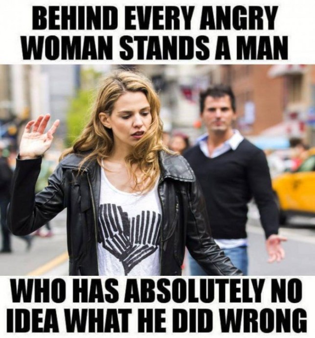 Angry women is really scary