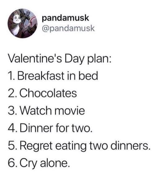Valentine’s Day Memes not to Feel Lonely