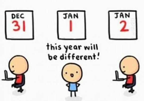 Funny New Year's resolution memes