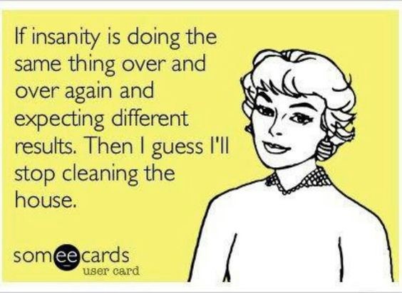 Domestic chores that no one likes